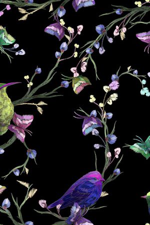 花鸟印花华亿平台图片