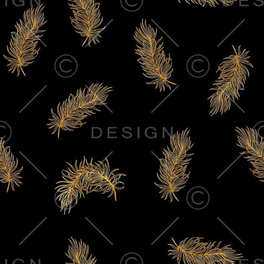 羽毛印花华亿平台图片