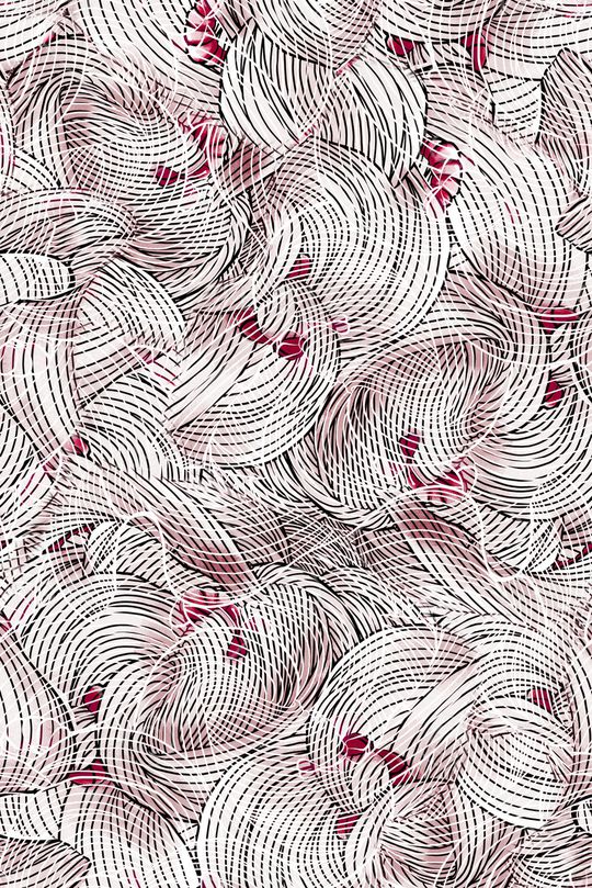 条纹印花华亿平台图片