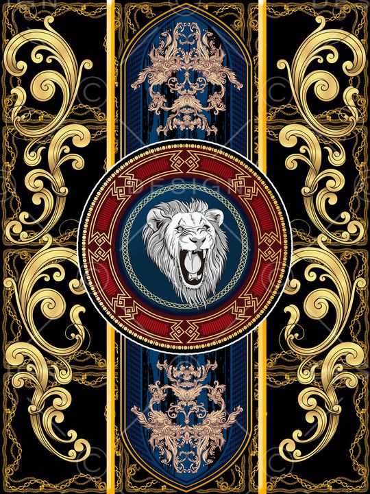 狮子印花华亿平台图片