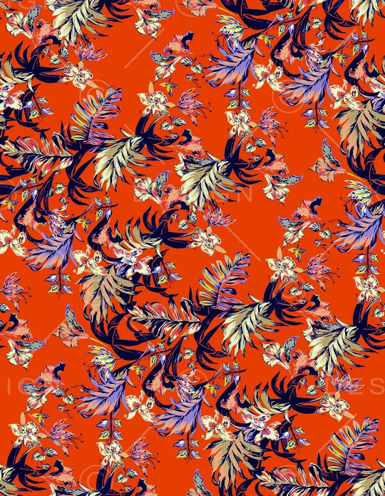 佩斯利印花华亿平台图片