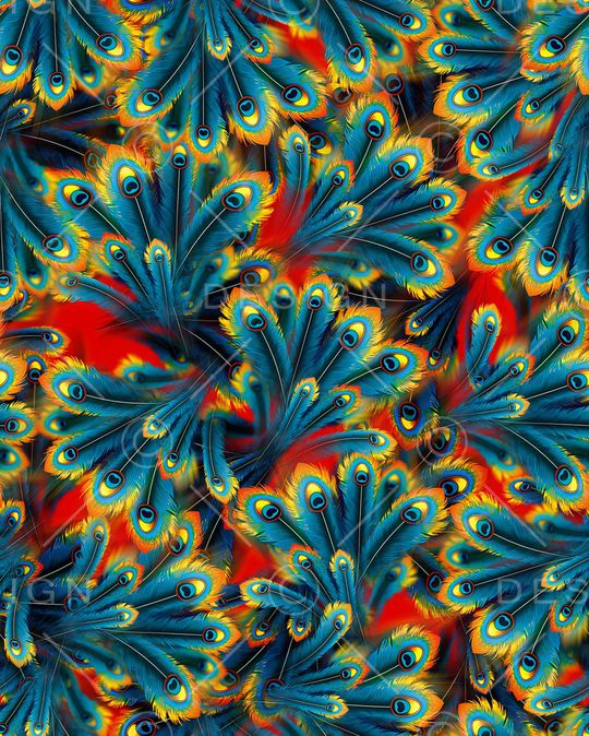 抽象印花华亿平台图片