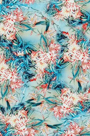 植物印花华亿平台图片