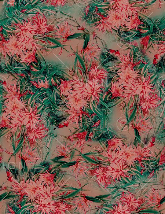 植物印花华亿平台图片