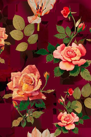 中国风印花华亿平台图片