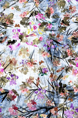 植物印花华亿平台图片