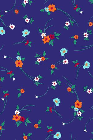 小碎花印花华亿平台图片