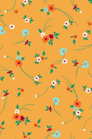 小碎花印花华亿平台图片