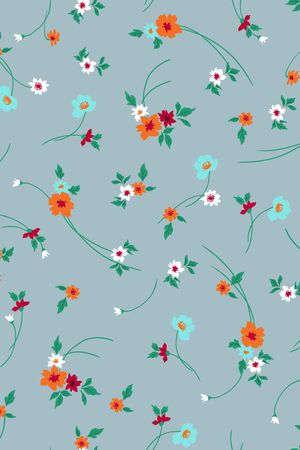 小碎花印花华亿平台图片