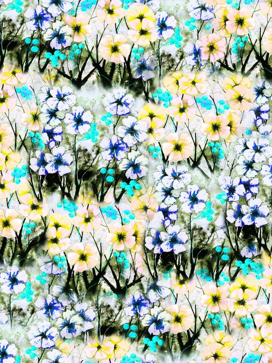 白花印花华亿平台图片