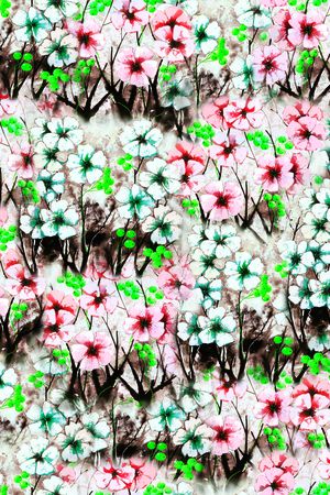 白花印花华亿平台图片