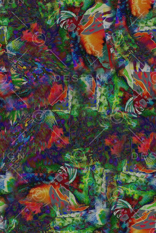 植物印花华亿平台图片