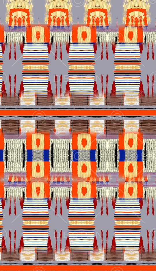 波西米亚印花华亿平台图片