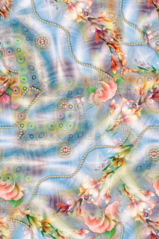 植物印花华亿平台图片