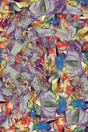 植物印花华亿平台图片