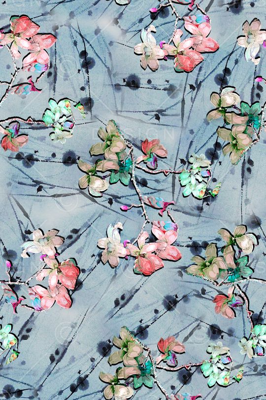 小碎花印花华亿平台图片