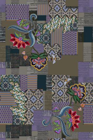 民族风印花华亿平台图片