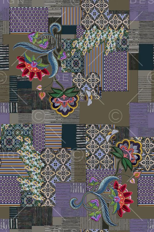 民族风印花华亿平台图片