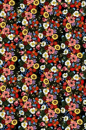 小碎花印花华亿平台图片