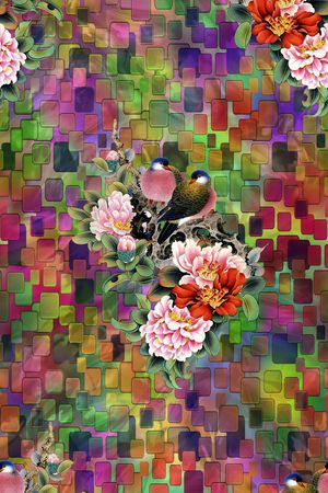 数码华亿平台印花华亿平台图片