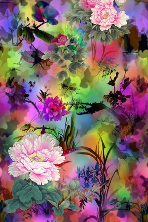 数码华亿平台印花华亿平台图片