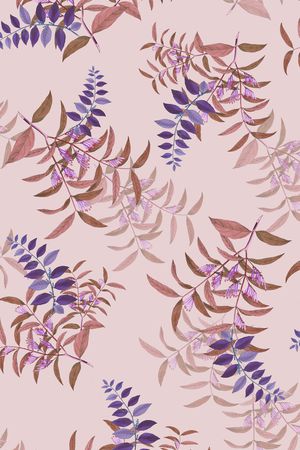 抽象花卉印花华亿平台图片