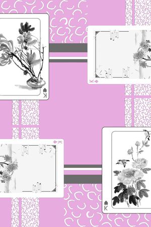 民族花卉印花华亿平台图片