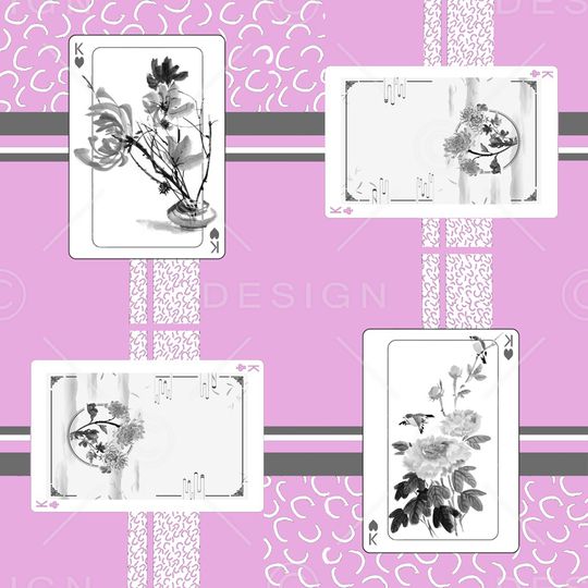 民族花卉印花华亿平台图片