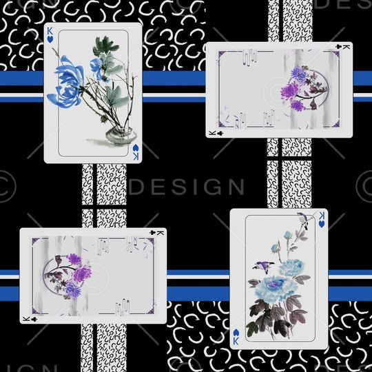 民族花卉印花华亿平台图片