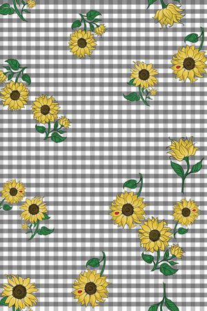 格子印花华亿平台图片