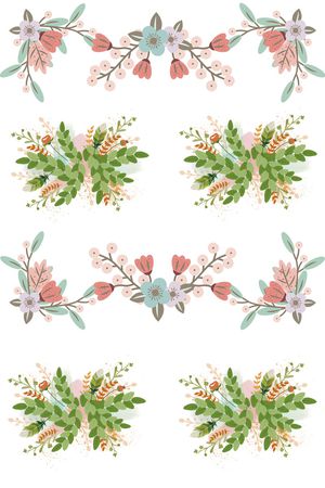 清爽底花卉印花华亿平台图片