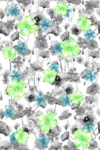 1058208-水墨花朵底纹水彩华亿平台-2