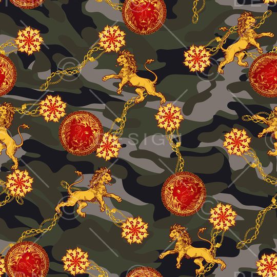 抽象男装印花华亿平台图片