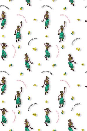 骷髅印花华亿平台图片