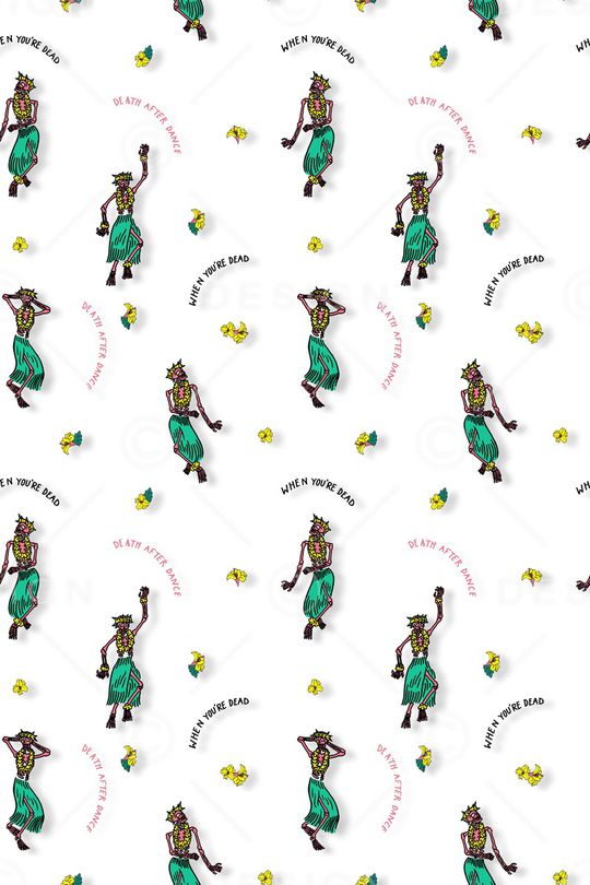 骷髅印花华亿平台图片