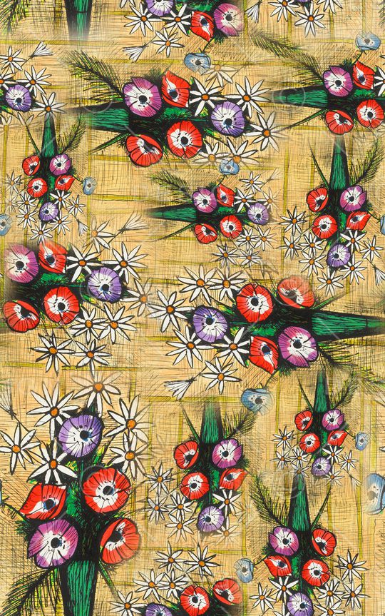 小碎花印花华亿平台图片