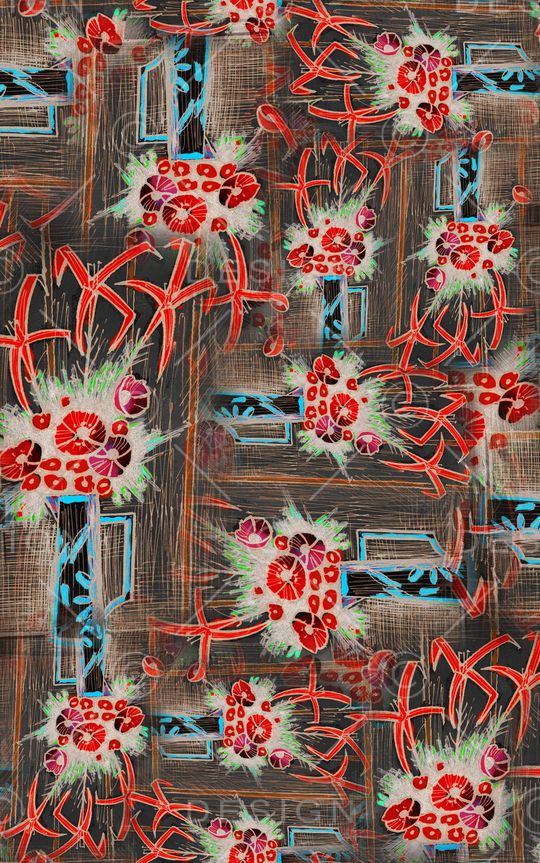 小碎花印花华亿平台图片