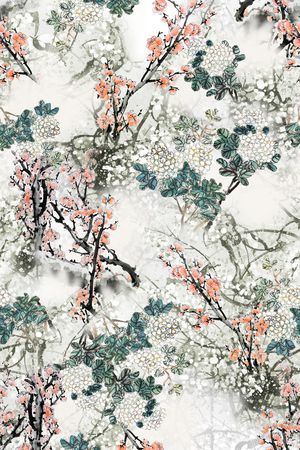 小碎花印花华亿平台图片