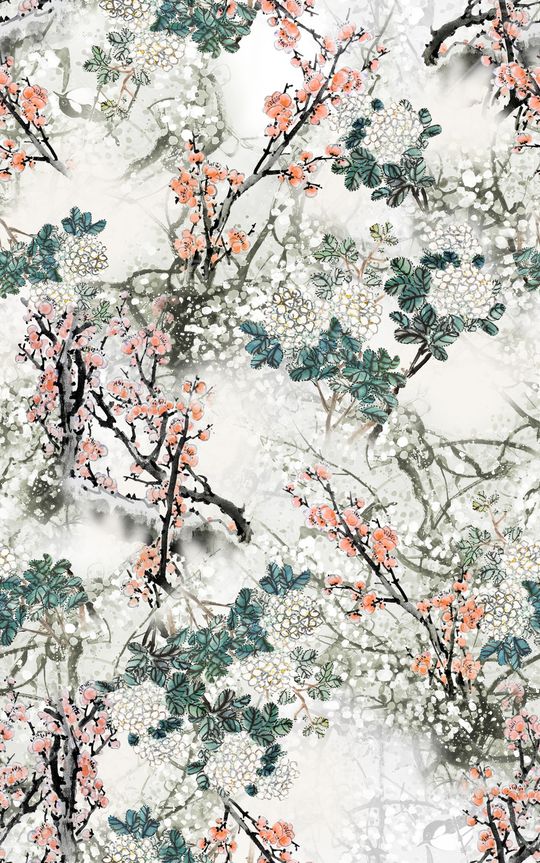 小碎花印花华亿平台图片