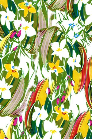 抽象印花华亿平台图片