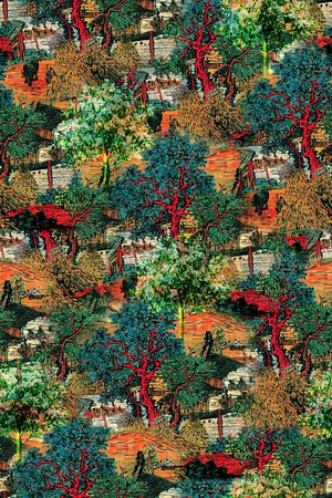 休闲印花华亿平台图片