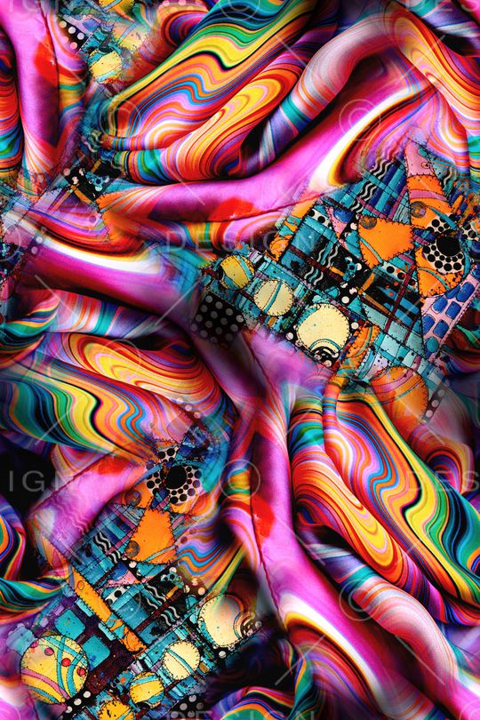 抽象印花华亿平台图片