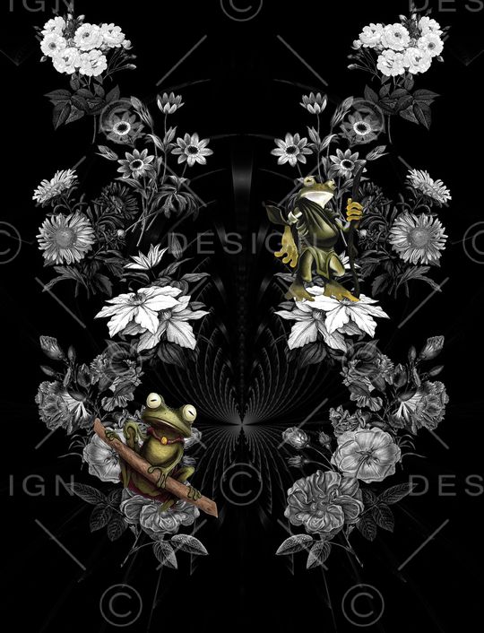 青蛙印花华亿平台图片