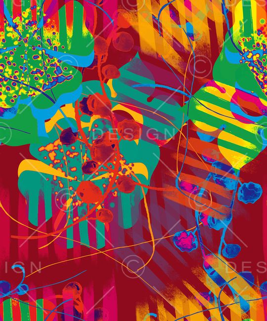 线条印花华亿平台图片