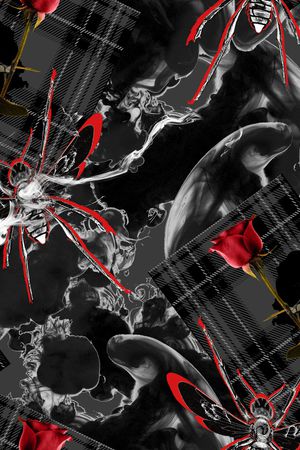 蜘蛛印花华亿平台图片