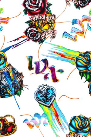 中国风印花华亿平台图片