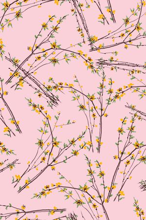 小碎花印花华亿平台图片