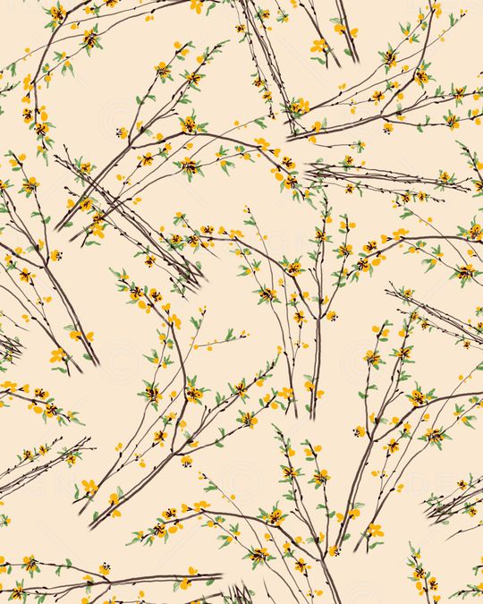 小碎花印花华亿平台图片