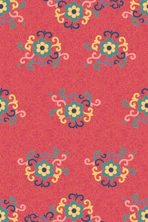 中国风印花华亿平台图片