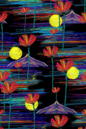 卡通印花华亿平台图片